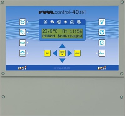 Блок управления фильтрацией и нагревом PC-40-NET (310.000.0565) - фото 5508