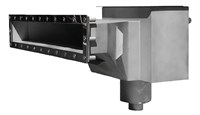 Скиммер с камерой долива и расширенной горловиной под плёнку, AISI 316 (СК.15.8/1)