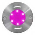 Прожектор FLUVO luchs NT2 RGB, D=170 мм, бетон/нерж сталь (98861)